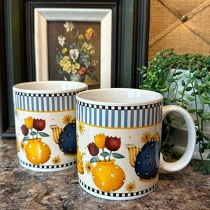 Vintage Debbie Mumm cups